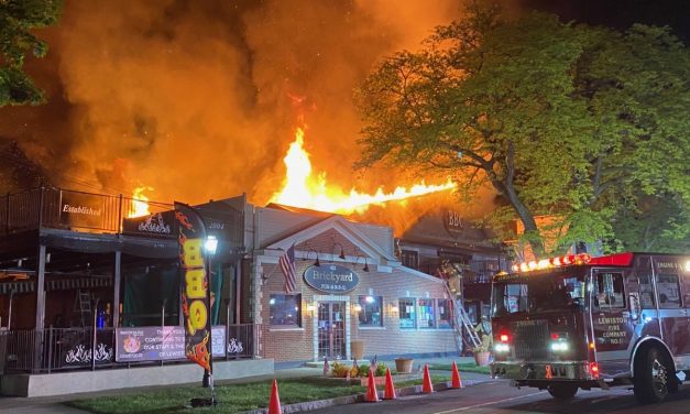 Crews Battling Massive Blaze at Brickyard Pub in Lewiston