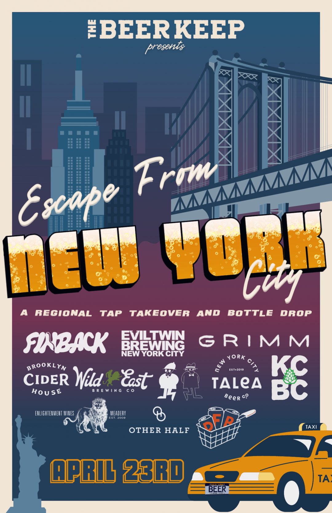 "Escape From New York City" PopUp Event Coming to The Beer Keep