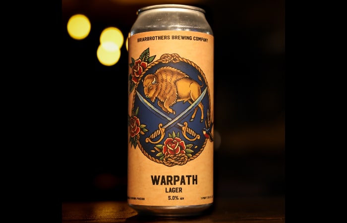 BriarBrothers Brewing Bangs The Drum With Warpath Lager